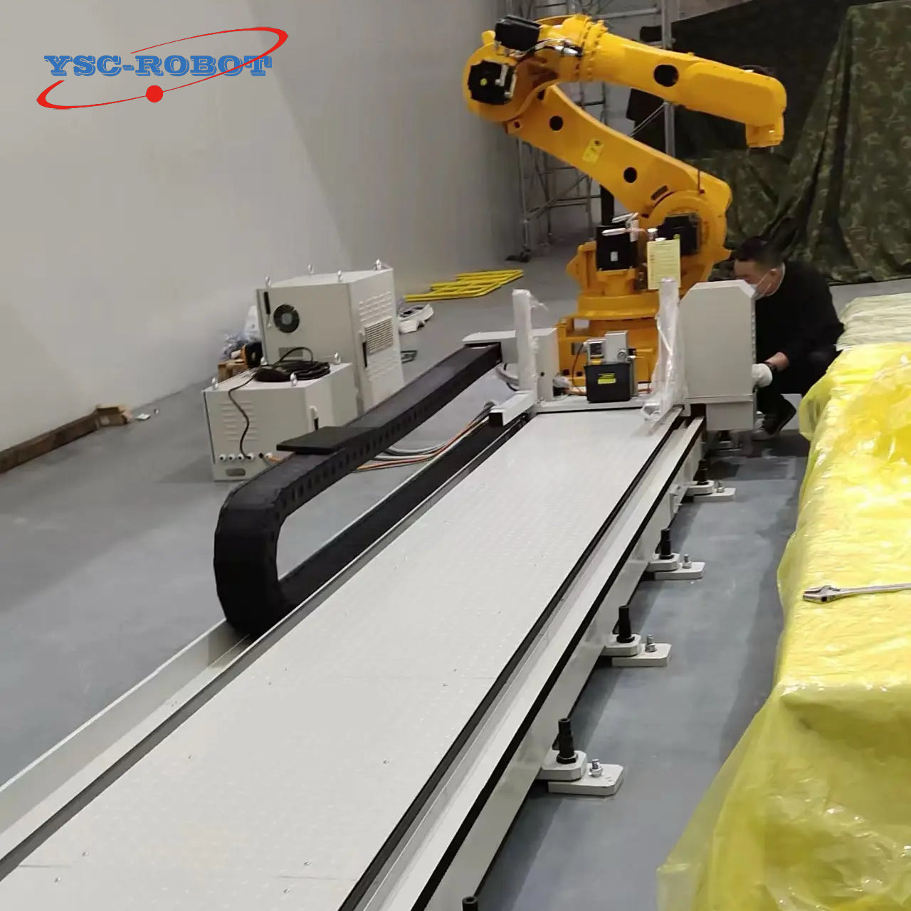 7th axis Linear rail tracks for Collaborative robots Transfer Solutions