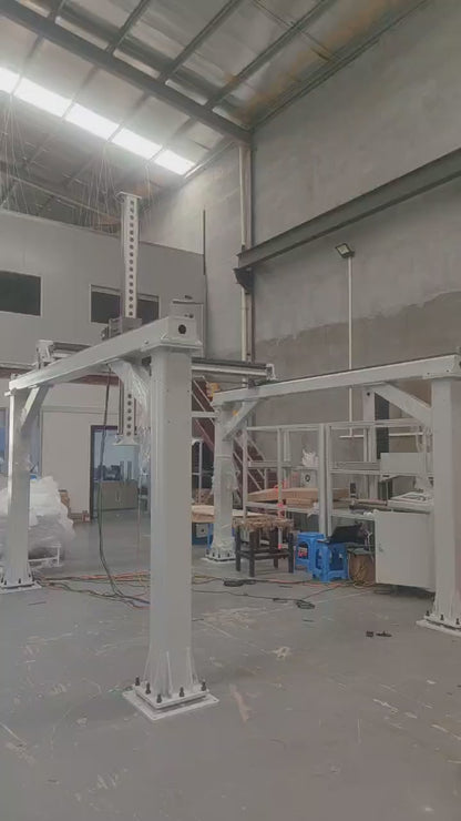 Sky rail Cartesian pallettizer manipulator